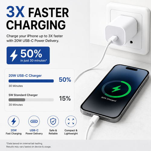 Apple 20W  Fast Charger Adapter